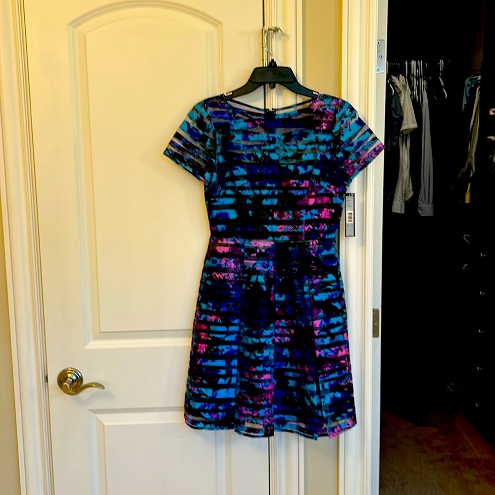 Colorful spring dress brand new size 2P
